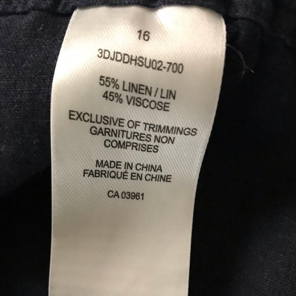 NWOT Blue Denver Hayes ankle pull on pants. Inseam 25”. - Picture 4 of 9